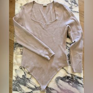 Beige Bodysuit Abercrombie XL